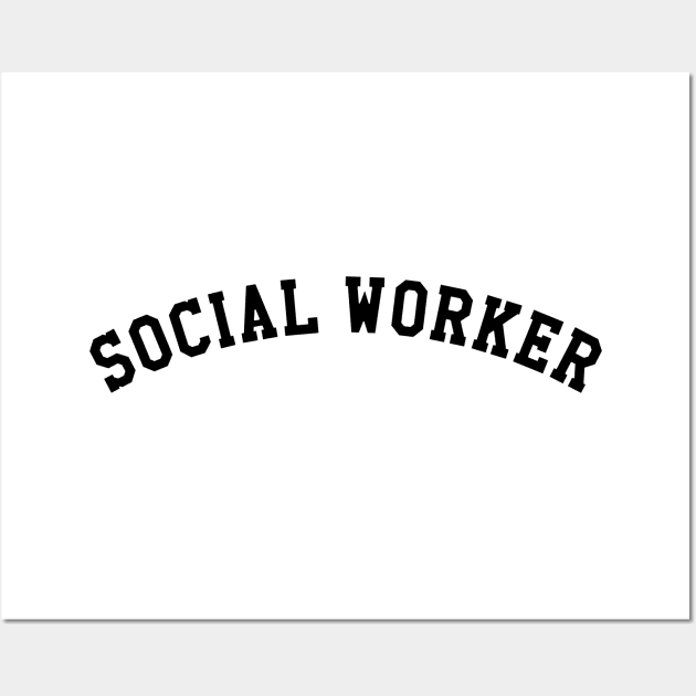 Social Worker Wall Art by KC Happy Shop